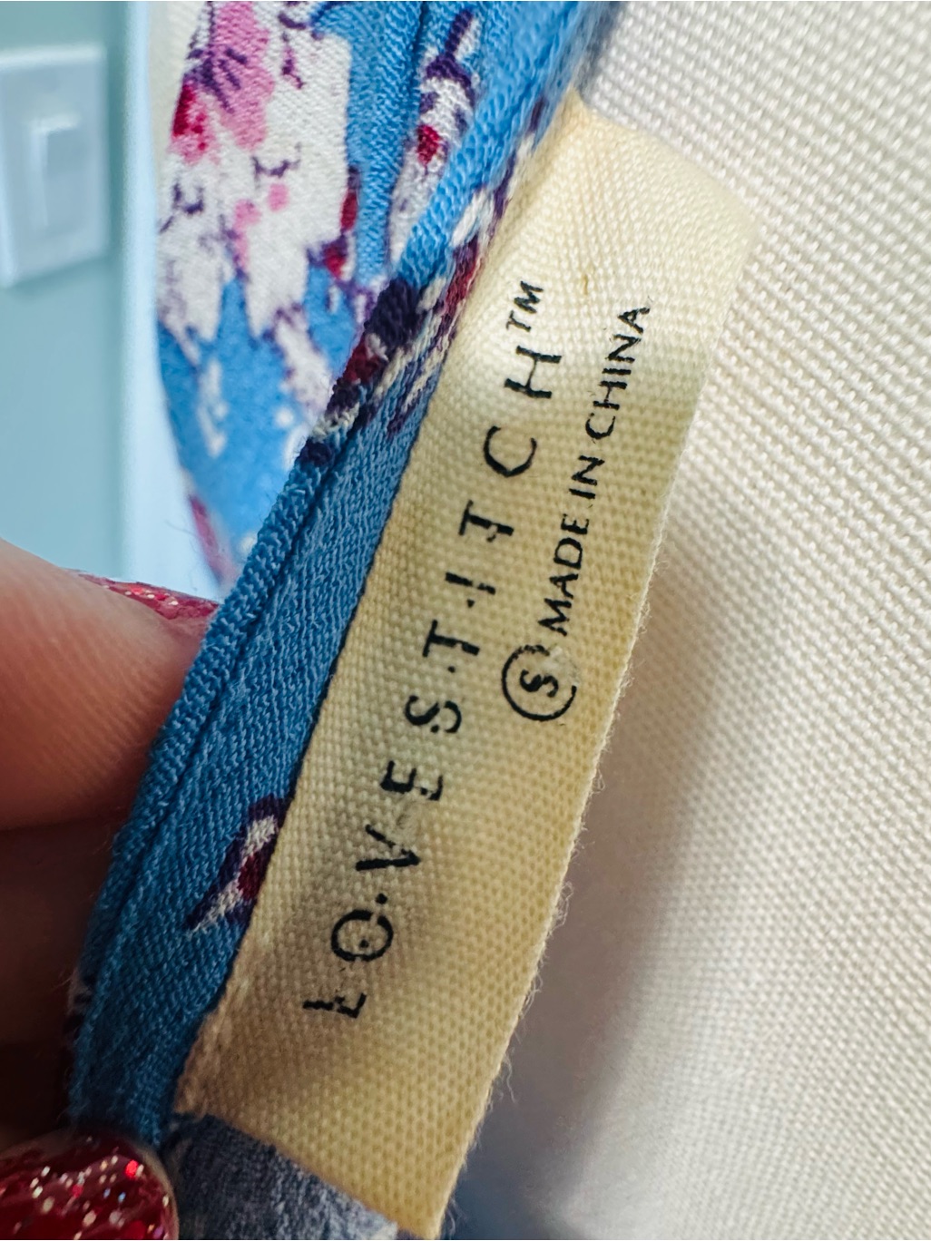 Lovestitch Sky Blue Floral Tie-Strap Maxi Dress — image 6 of 7